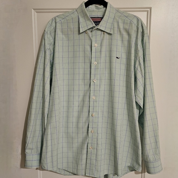 Vineyard Vines Other - Vineyard Vines Men's Button Down Checkered Oxford Shirt sz large